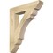 Ekena Millwork Olympic Slat Rough Sawn Bracket, Douglas Fir, 4"W x 22"D x 26"H BKT04X22X26OLY06RDF - alternate 1